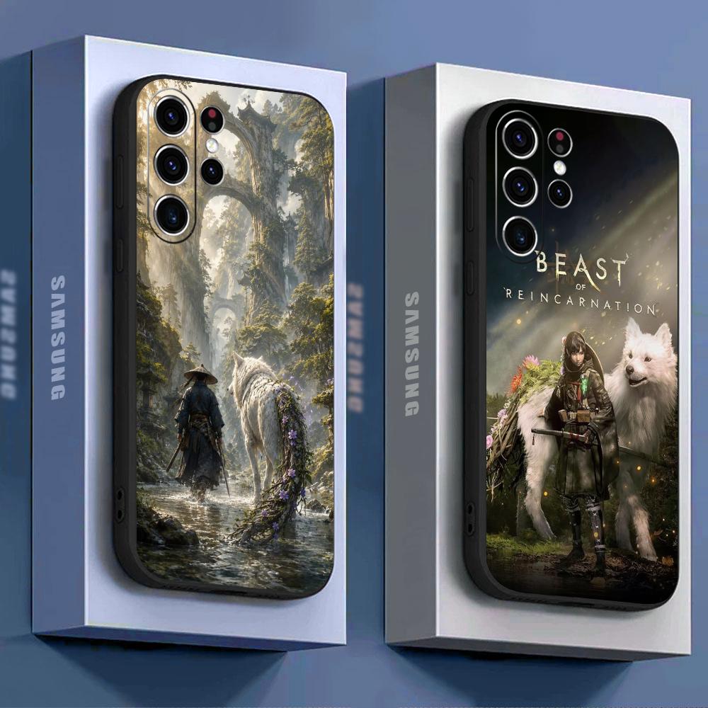Samsung Galaxy S25 - غطاء هاتف بتصميم كرتوني رائع لوحش