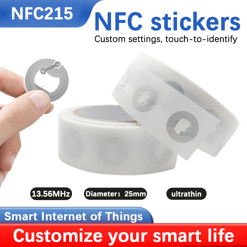 Nfc Tag Programmable - ملصق NFC ذاتي اللصق Ntag215 بتردد