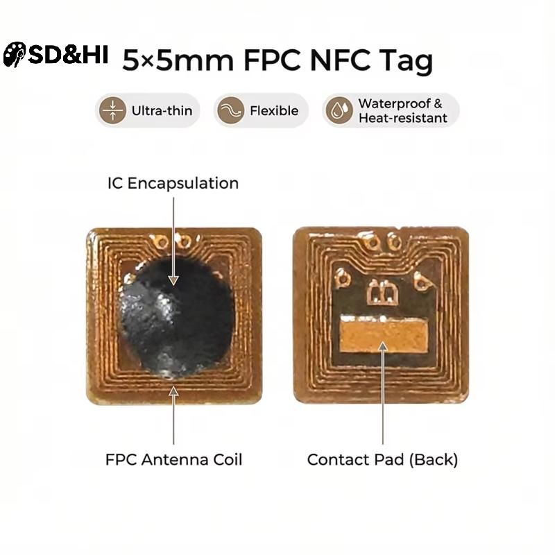 Nfc Tag Programmable - 1/5/10 قطع ملصق بطاقة NFC RFID