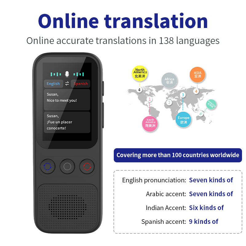 جهاز مترجم اللغات غير متصل ترج - مراجعة Portable Translator Device وسعره