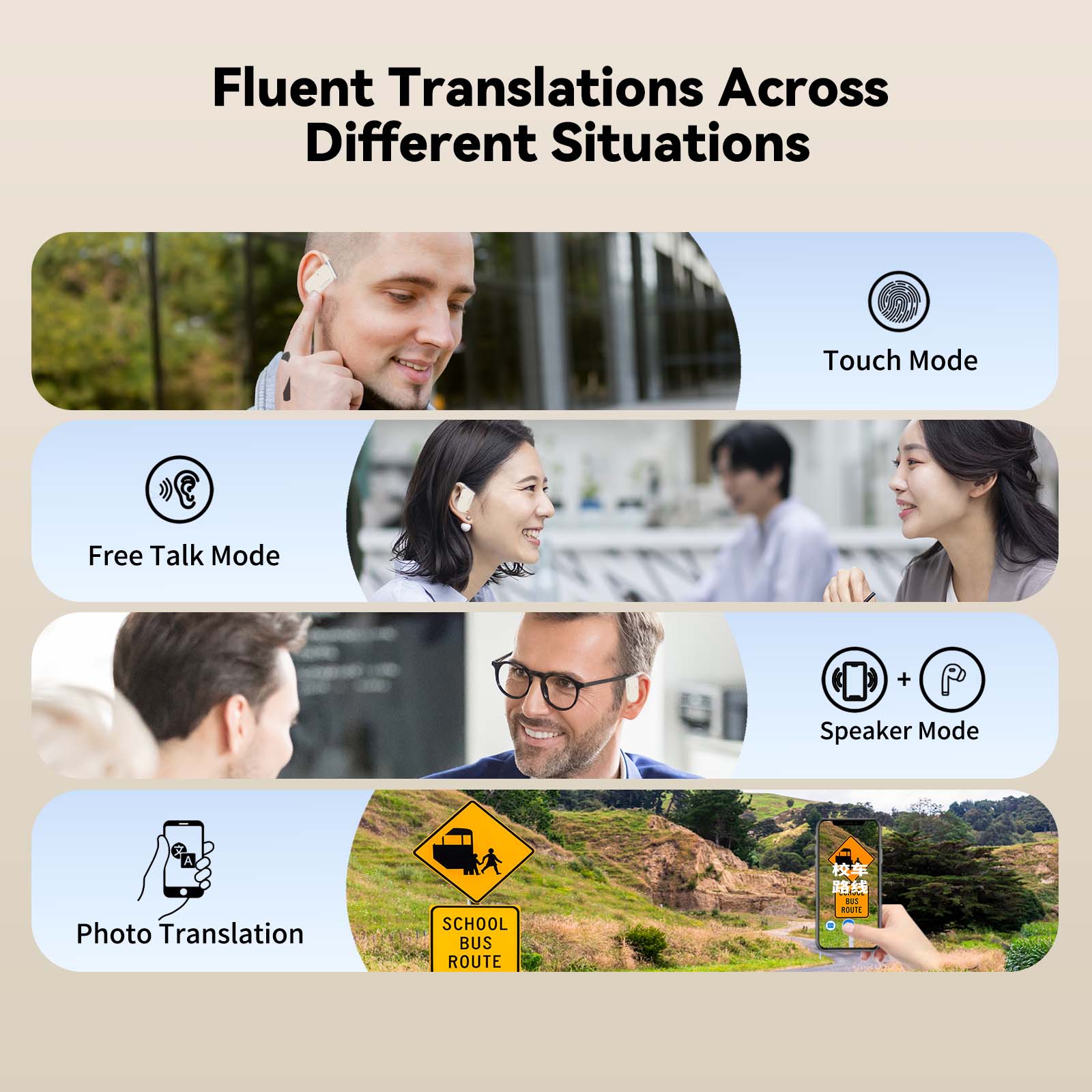 سماعات أذن مترجم Wooask M9، سم - مراجعة Portable Translator Device وسعره