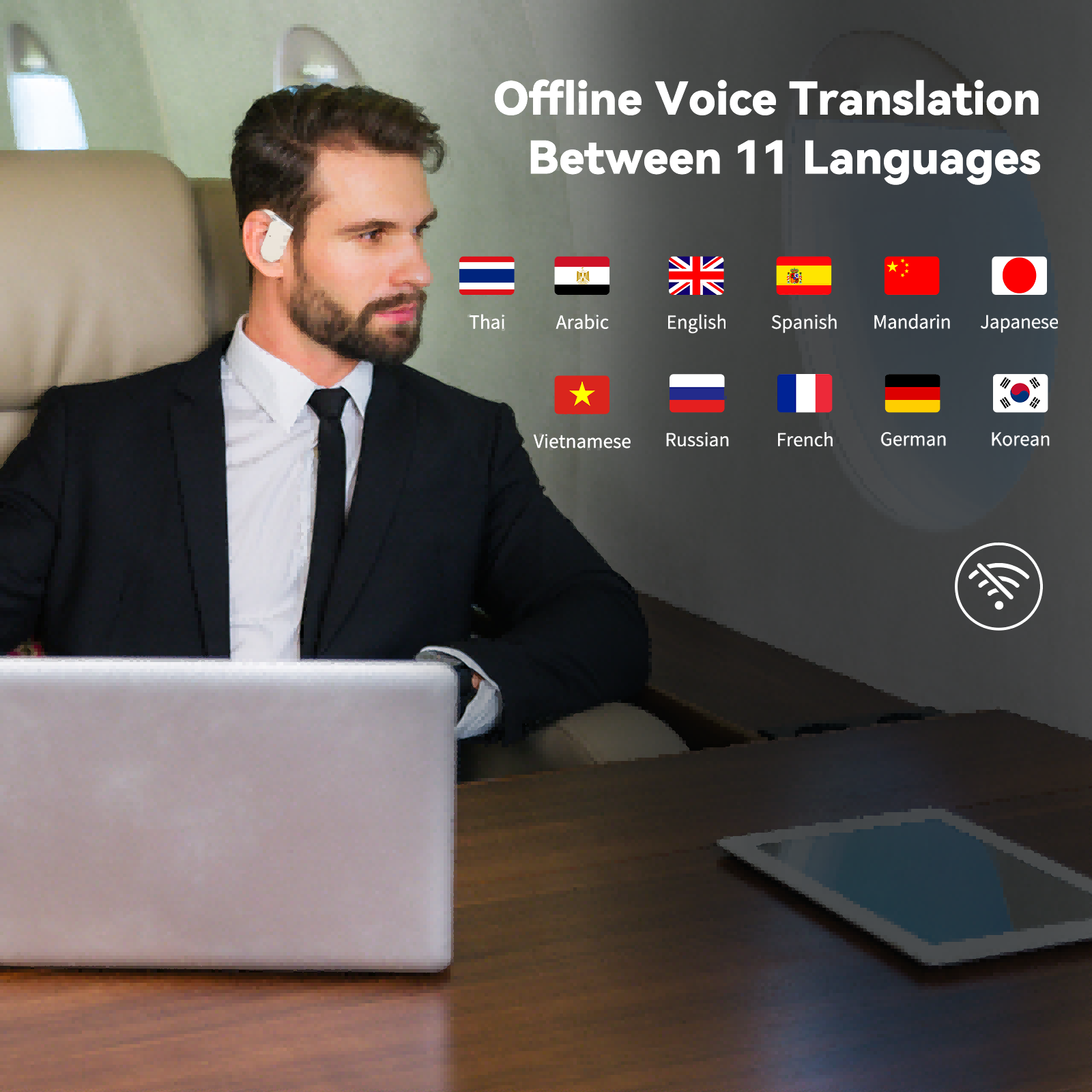 سماعات أذن مترجم Wooask M9، سم - مراجعة Portable Translator Device وسعره
