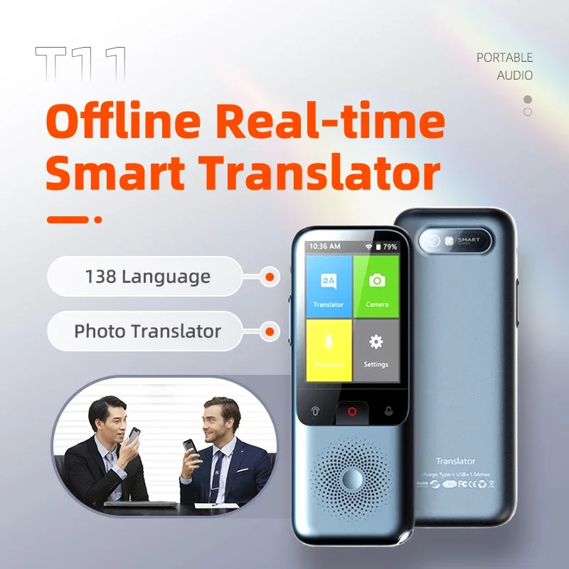 مترجم ذكي T11 يدعم 138 لغة بدو - مراجعة Portable Translator Device وسعره