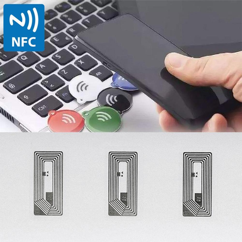 10 قطع من ملصقات NFC مع شريحة  - مراجعة Nfc Tag Programmable وسعره