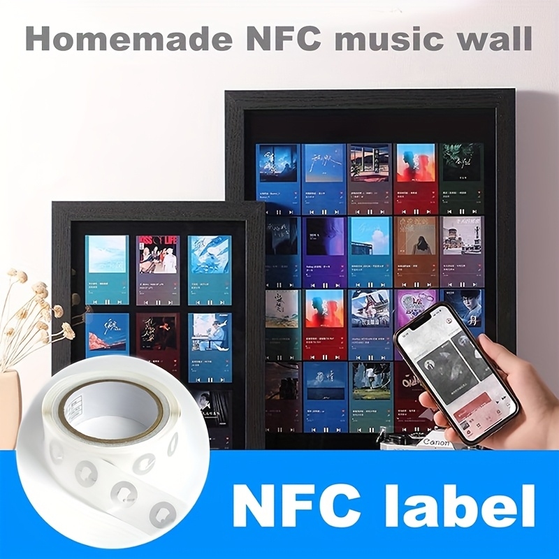 100 قطعة من ملصقات NTAG213 NFC - مراجعة Nfc Tag Programmable وسعره