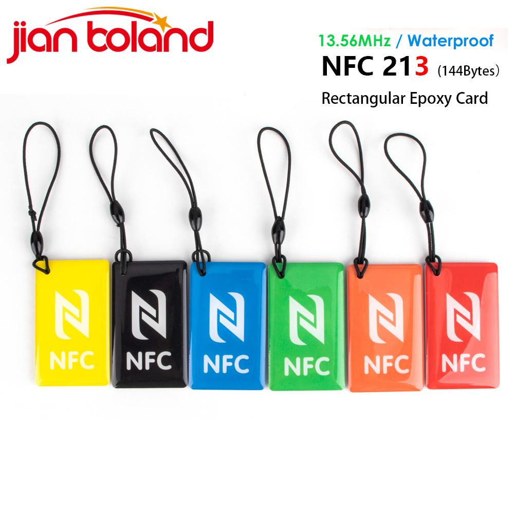 6 قطعة مستطيلة 13.56 ميجا هرتز - مراجعة Nfc Tag Programmable وسعره